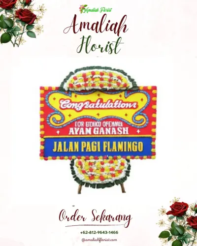 Bunga Papan Congratulation di Mauk Timur